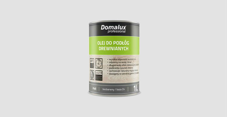 Nowy system olejów do podłóg drewnianych Domalux Professional